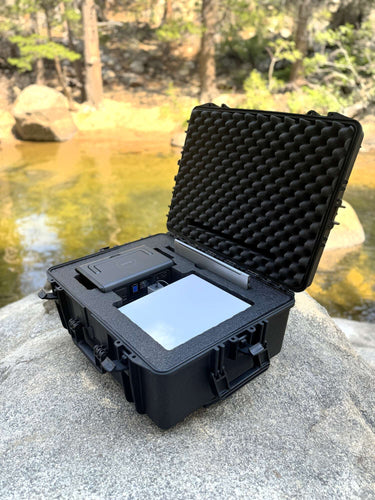 SATGEAR M1 - Starlink Mini Rolling Hard Case with Trolley Handle for 700W Battery